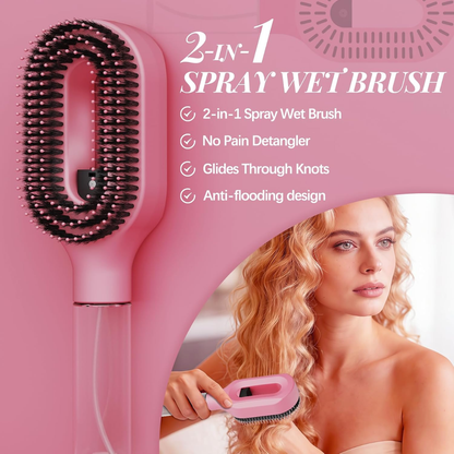 Cepillo rociador 2 en 1