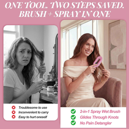 Cepillo rociador 2 en 1